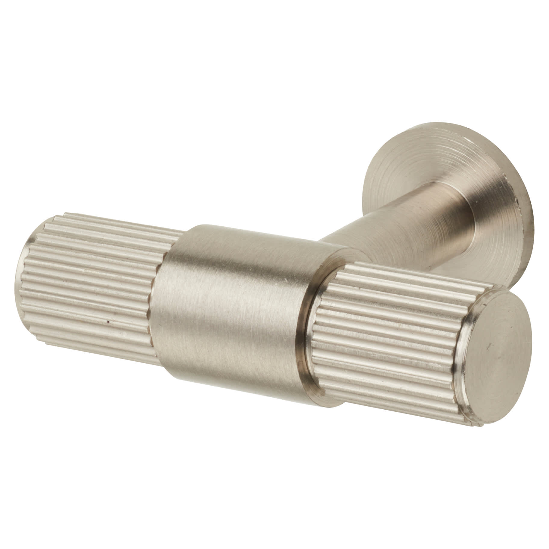 Lines 13mm T-Bar Cabinet Knob - 50 x 40mm - Satin Nickel