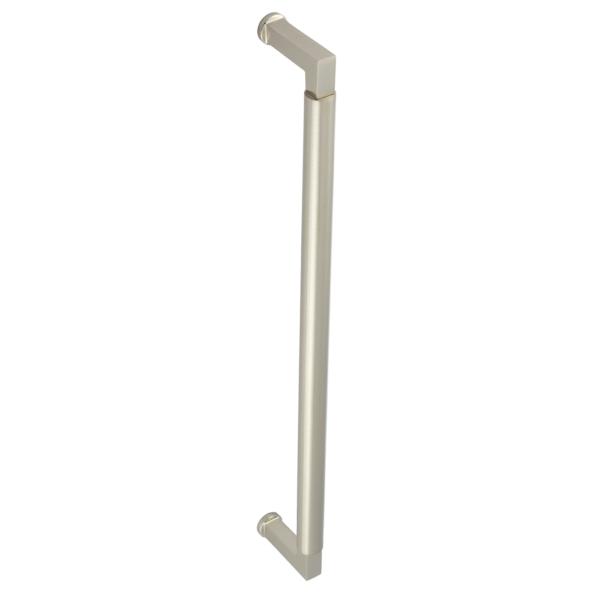 Satin Nickel 20mm D-Bar Door Pull Handle - Screw Fix - 425mm c/c - Westminster Range