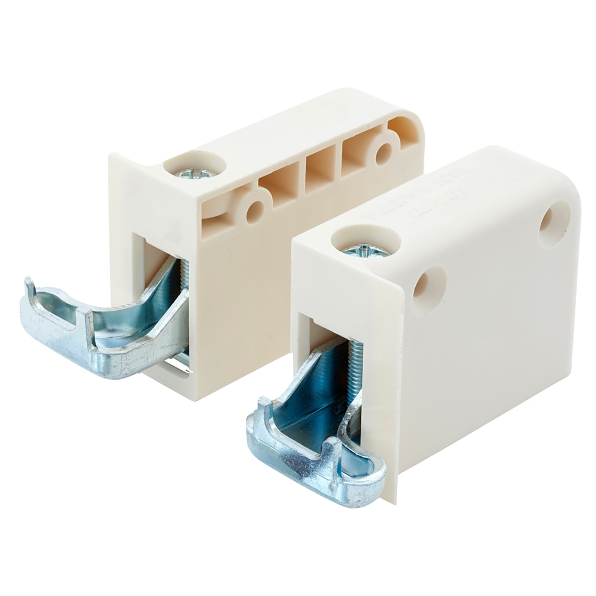 Wall Cabinet Mounting Set Left & Right Hanger - Cream