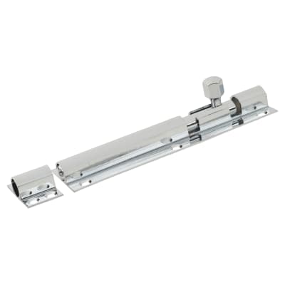 Polished Chrome Straight Barrel Bolt - Budget Range - 150 x 38mm