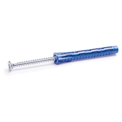 RAWL4ALL Nylon Plug - 5 x 25mm and Screw - Blue - Pack of 50