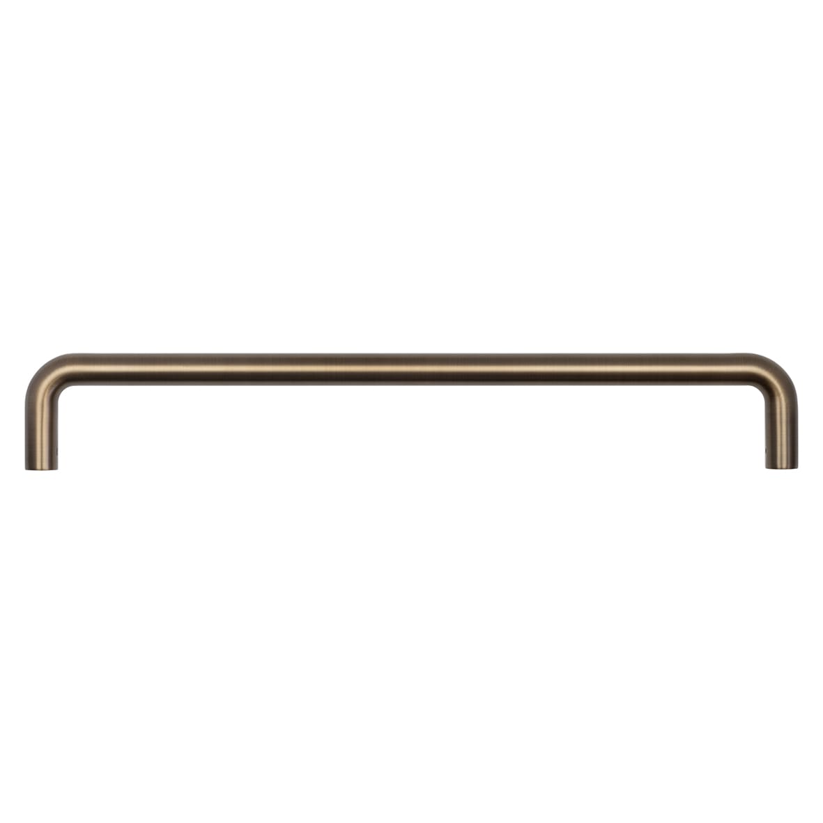 Antique Brass 19mm D-Bar Door Pull Handle - Screw Fix - 425mm c/c