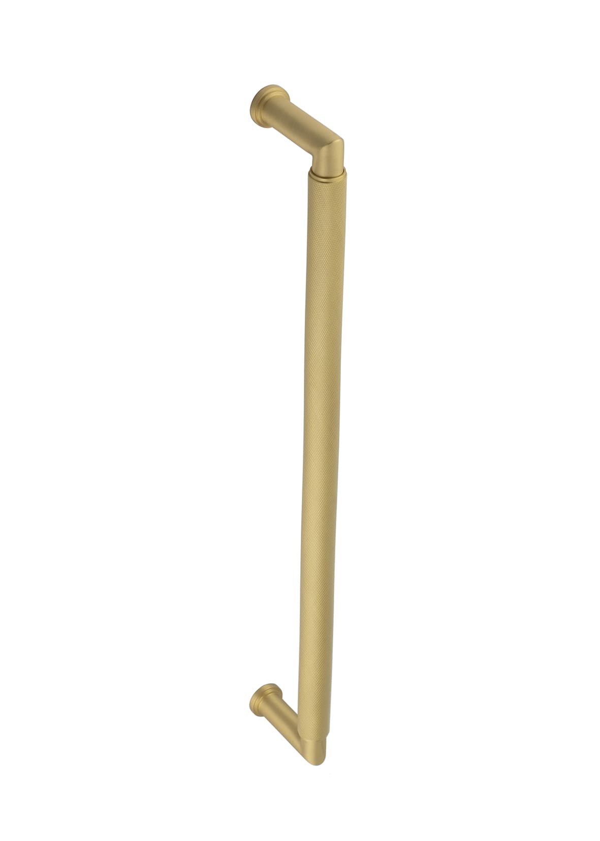 Satin Brass 20mm D-Bar Door Pull Handle - Bolt Fix - 425mm c/c - Piccadilly Range