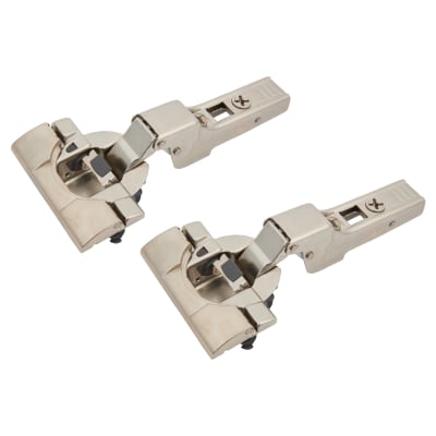 CLIP Top INSERTA Soft Close Cabinet Hinge - 110° - Half Overlay - Zinc Plated - Pair