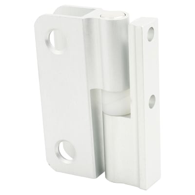Pro Self Closing Toilet Cubicle Hinge - 12-13mm Panels - Satin Anodised Aluminium 248952P