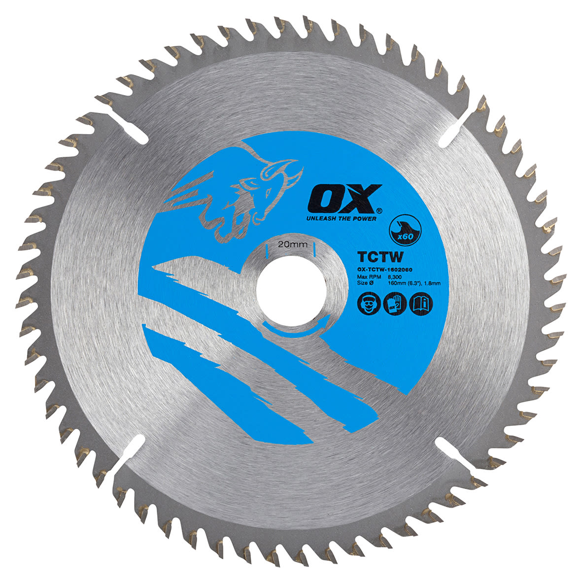 TCT Circular Saw Blade - 160 x 20mm - 60T - Wood 267263P