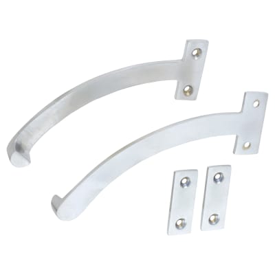 Quadrant Arm Fanlight Stay - 150mm Length - Satin Chrome - Pair 087207P