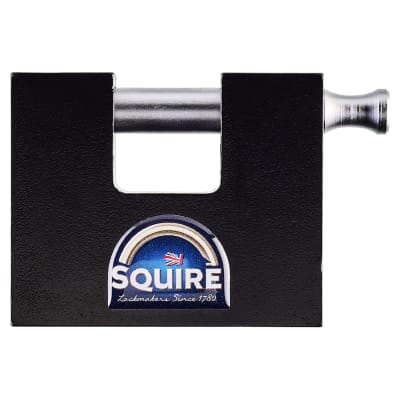 WS75S Container Padlock - 26 x 80mm Body - 14 x 27mm Shackle - Black 795297P