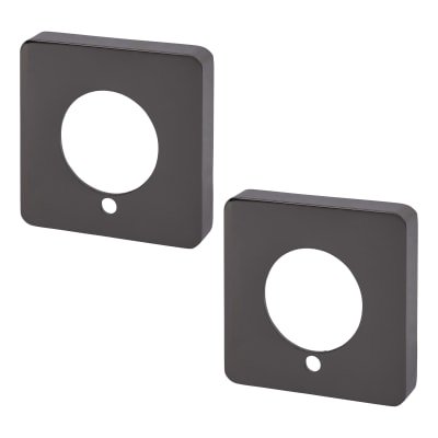Square Privacy Rose Cover - 52 x 52mm - Black Nickel 660697P